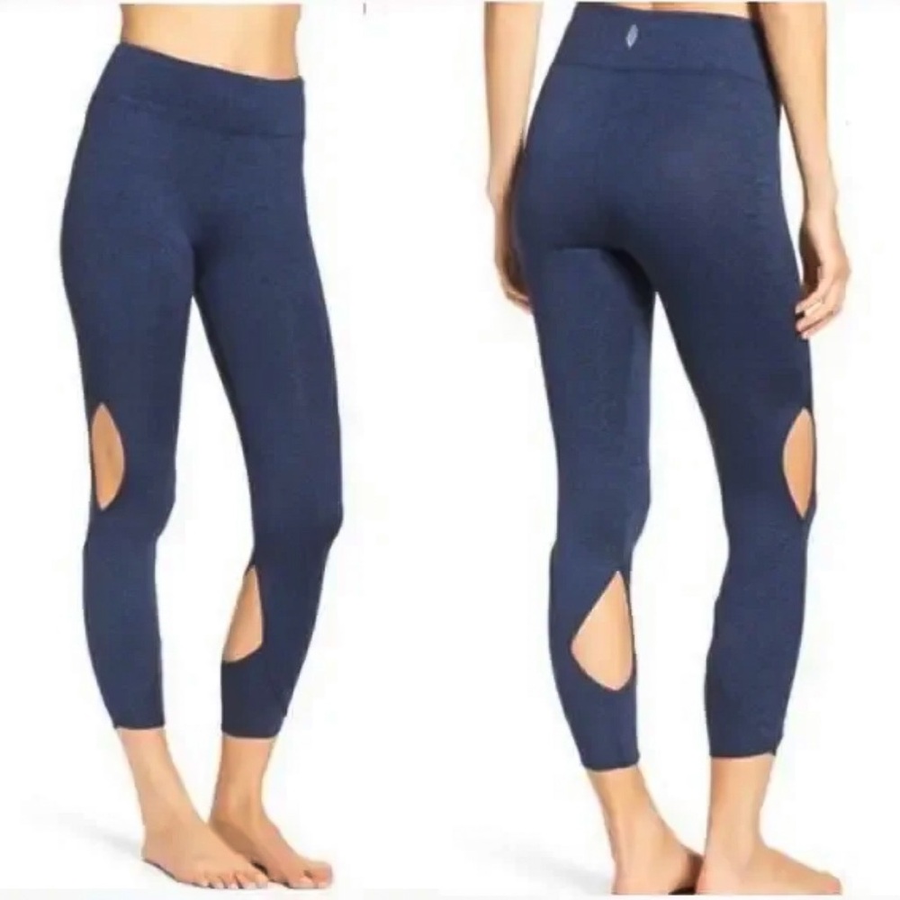 Free People Halo Cut out Crop Leggings